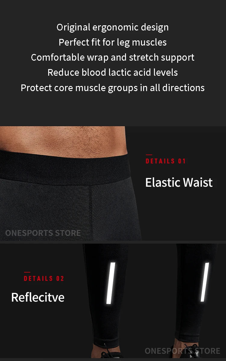 Men’s Compression Training Tights for Movement
