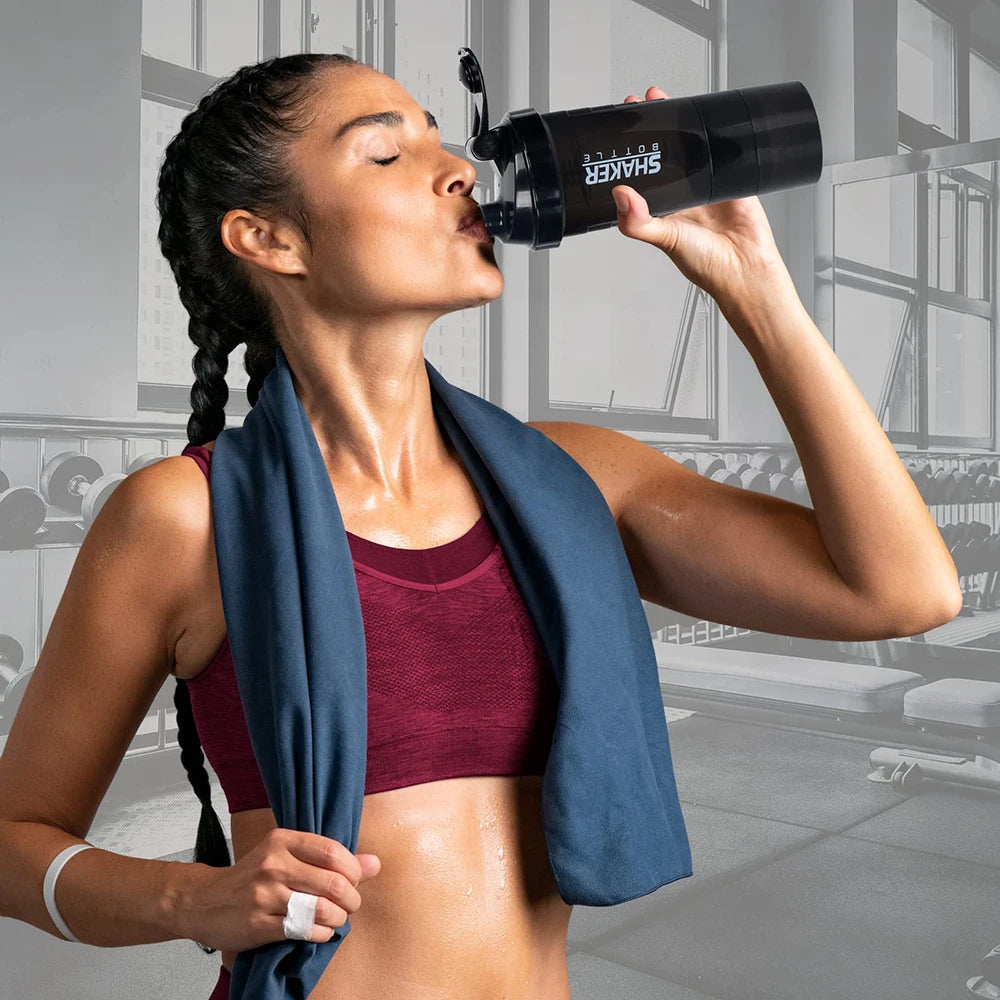 Multi Layer Protein Shaker Bottle