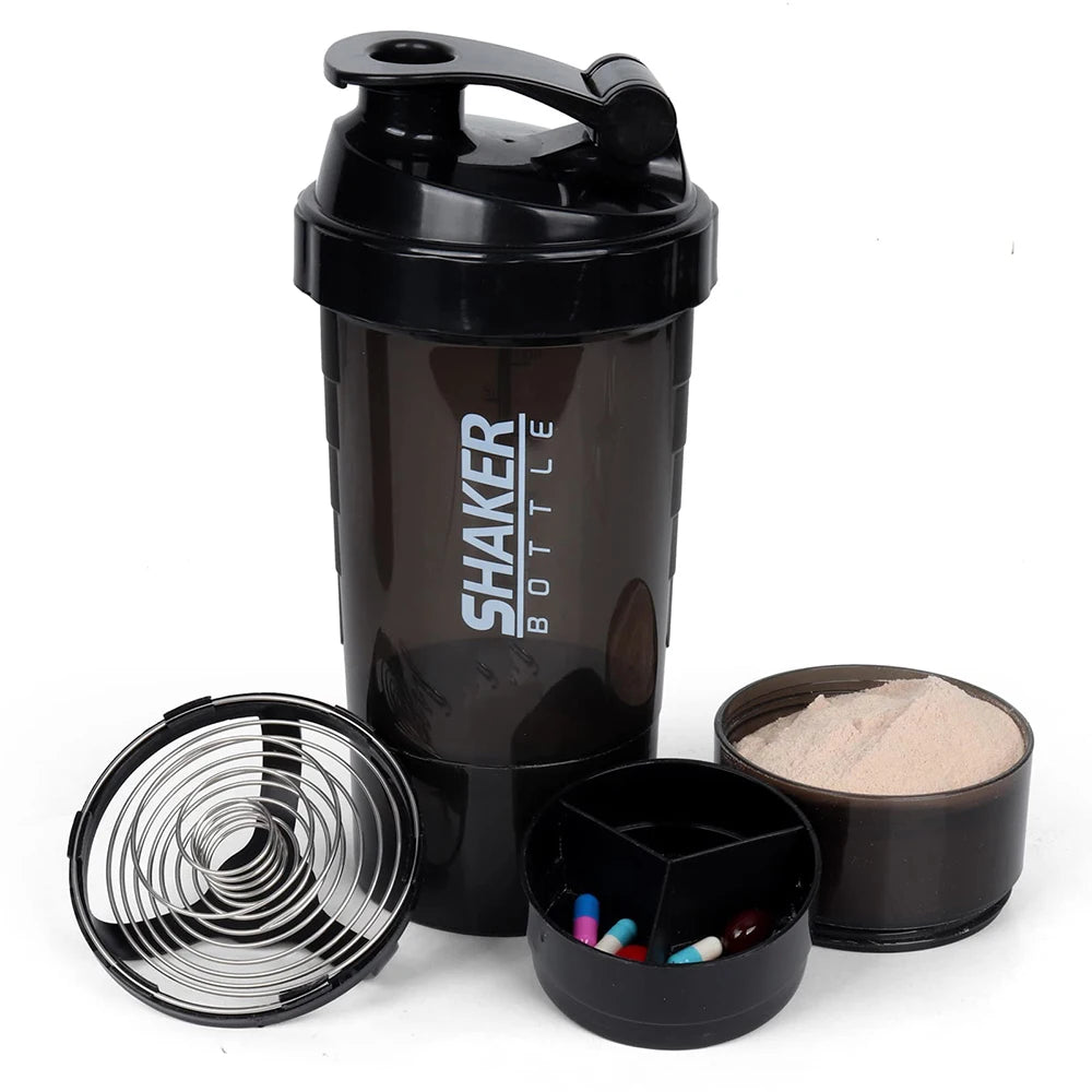 Multi Layer Protein Shaker Bottle